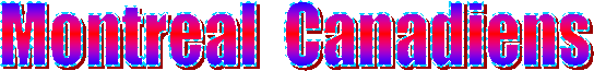Montreal  Canadiens